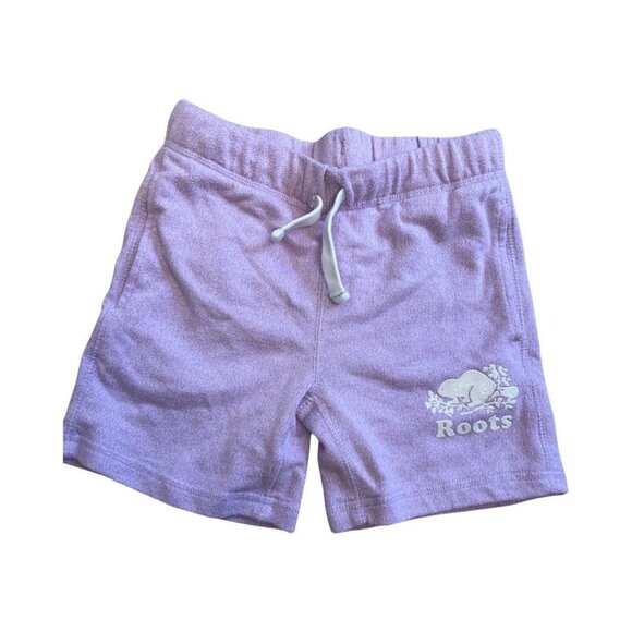 Roots Girls Purple Lilac Shorts Size 8. - Picture 1 of 8